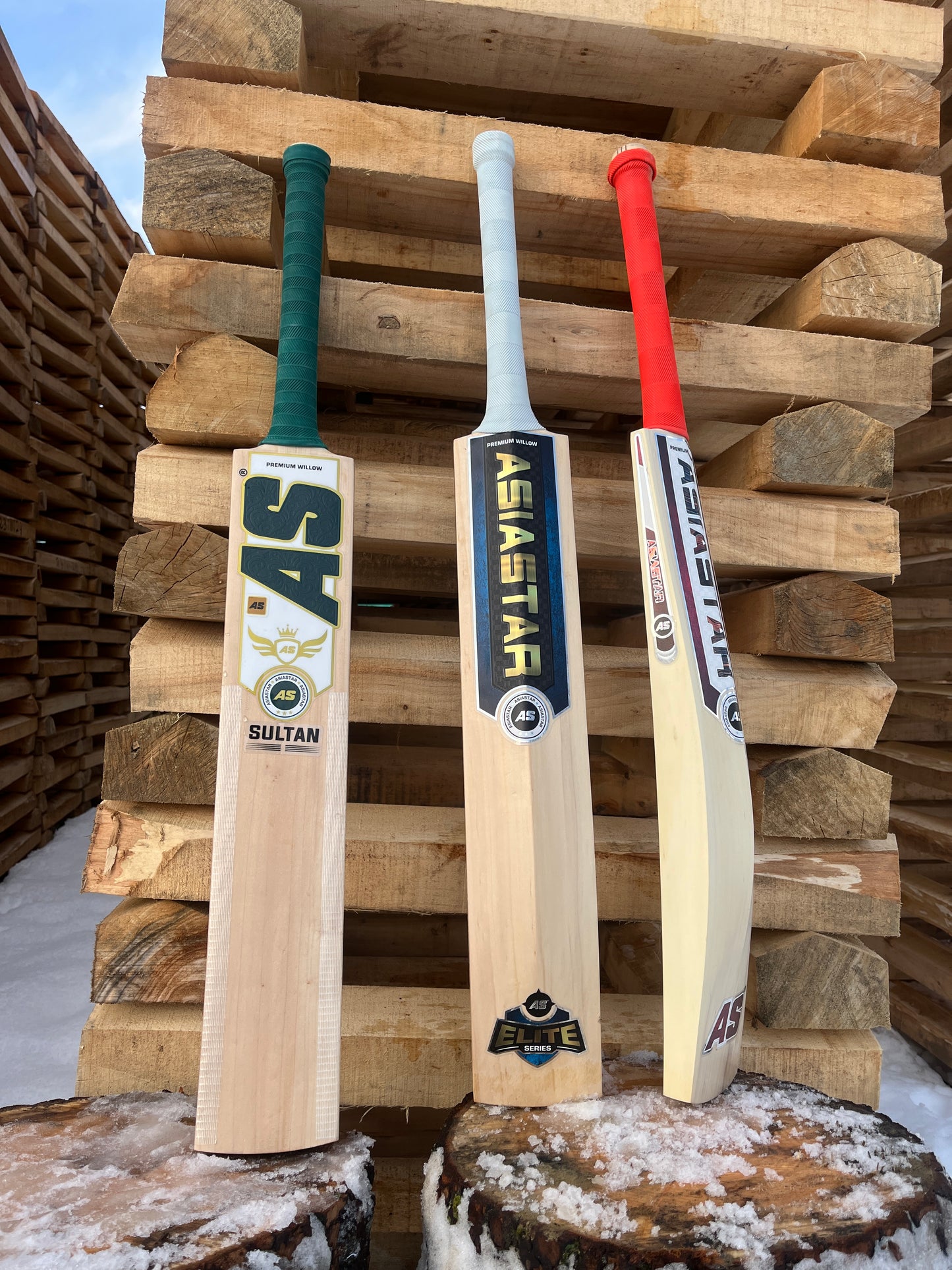 cricket bat side profile back side view ASIA STAR Sultan Editon