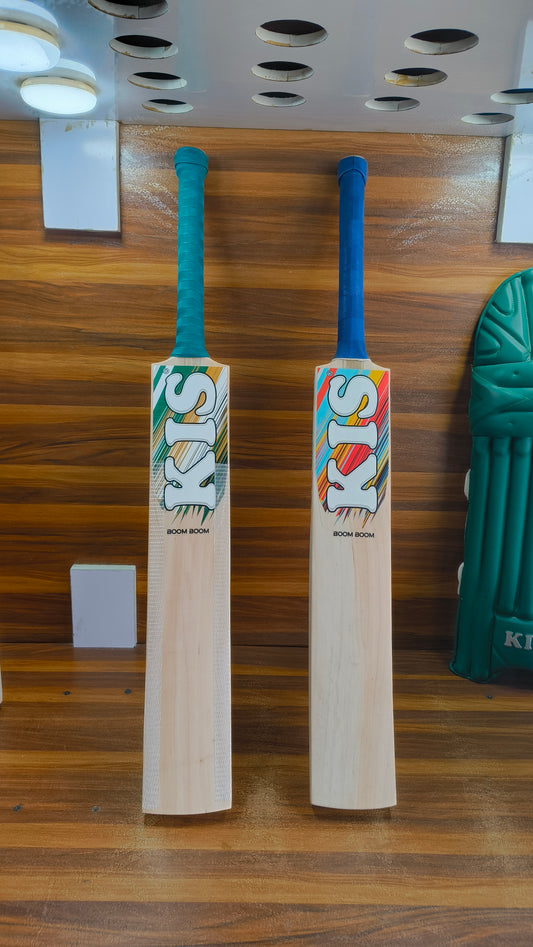 MS Dhoni Profile Bat for leather ball | KIS bat Kashmir Willow