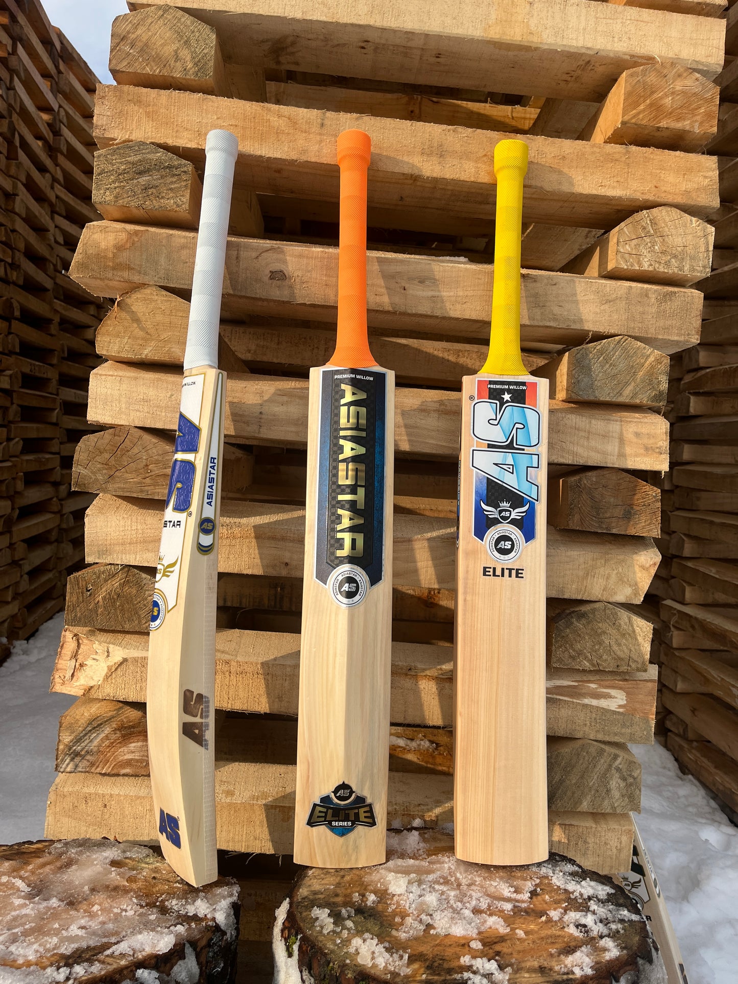 Kashmir willow cricket bat for leather ball | Asia Star Elite Edition