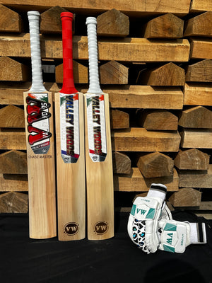Season Cricket Bat for Leather Ball | Kashmir Willow Bat Thick Edges | Chase Master
