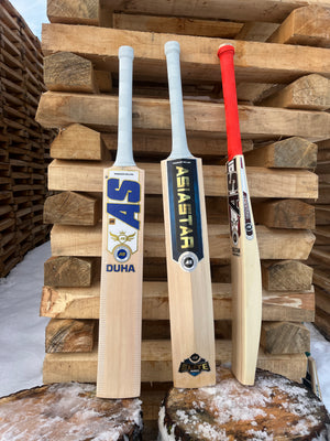 Kashmri Willow Cricket Bat for Leather Ball | Duha - Asia Star