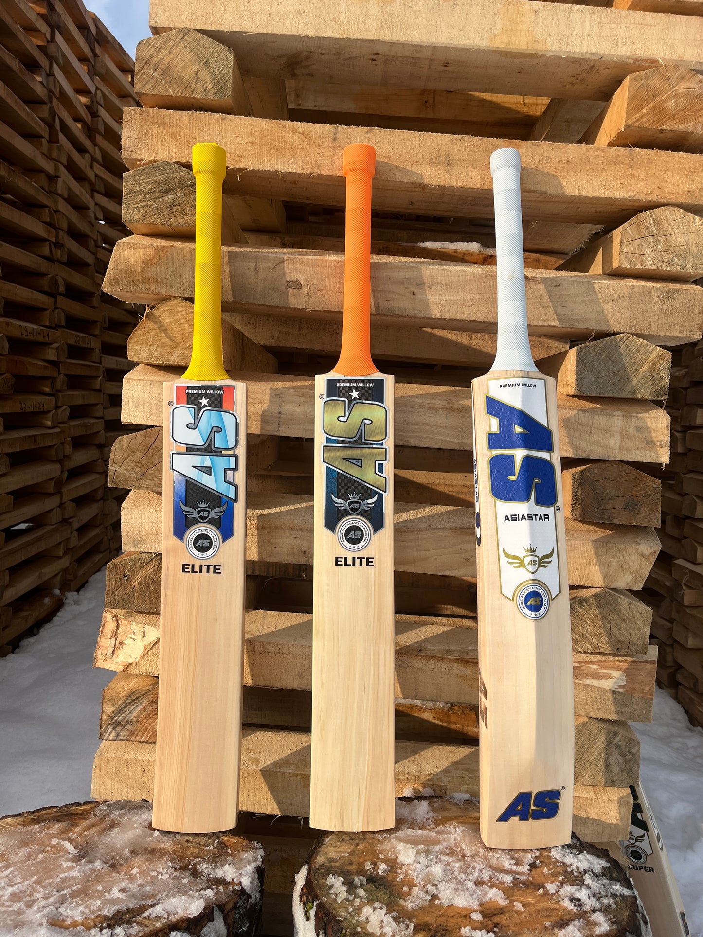 Kashmir willow cricket bat for leather ball | Asia Star Elite Edition