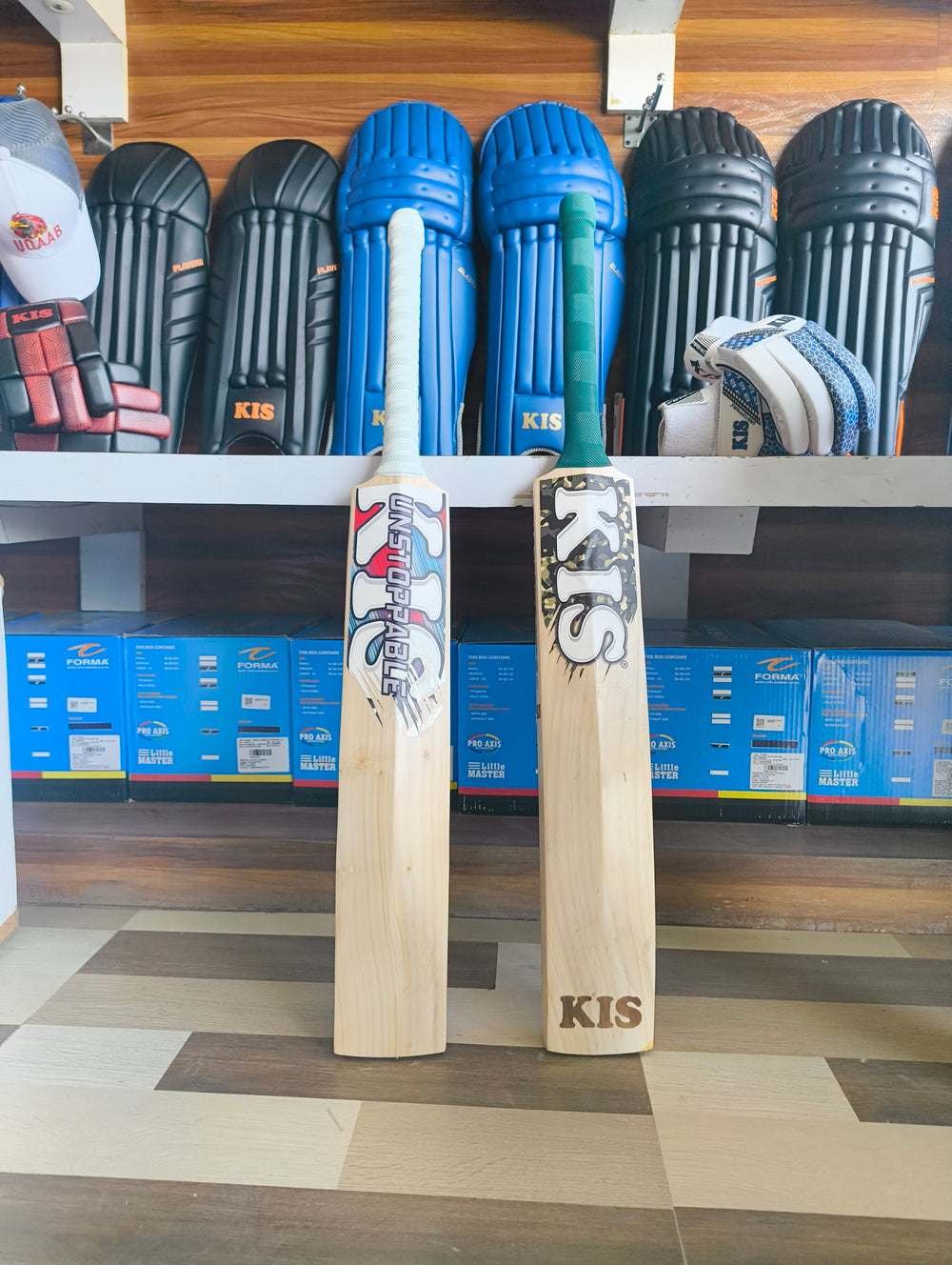 players special cricket bat by KIS | back side view