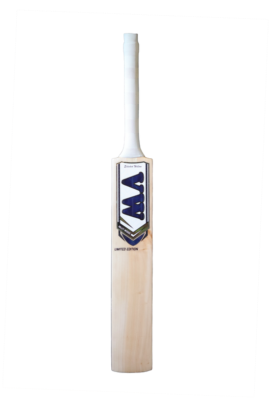 front face of kashmir willow pro leather bat, premium material