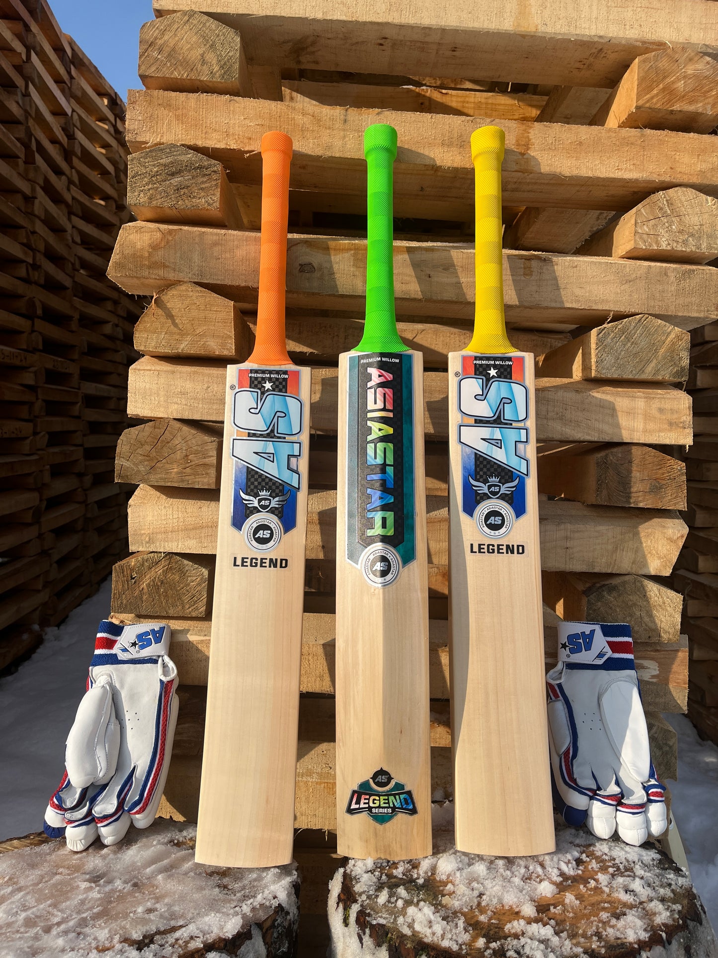 Grade 1 Kashmir willow cricket bat for leather ball