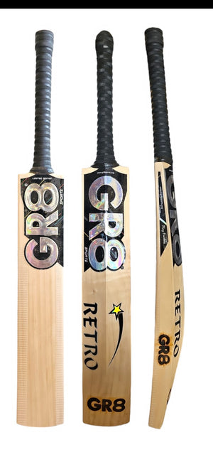 GR8 Sports Season Cricket Bat for Leather Ball | Retro Edition
