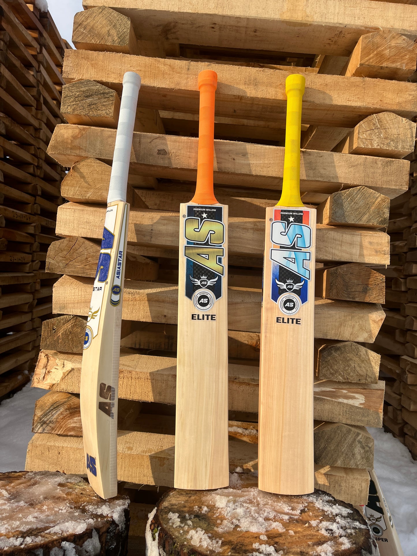 Kashmir willow cricket bat for leather ball | Asia Star Elite Edition