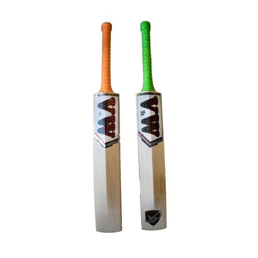 kashmir willow cricket bat for beginners signature bat back side of bat