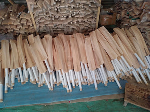 Inventory of leather cricket bats, specially made for hitting of leather ball. Perfect fit for cricket match with leather ball